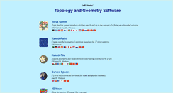 Desktop Screenshot of geometrygames.org